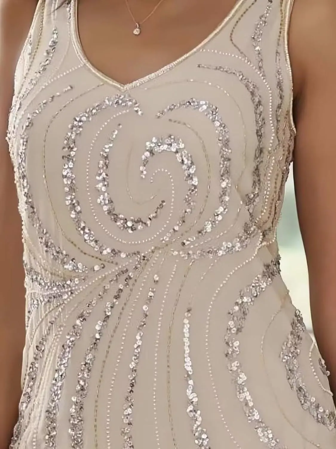 2 Pieces Sequin Chiffon Mother of The Bride Dresses with Jacket Long Sleeves Formal Evening Dress for Women 2025