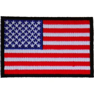 American Flag Patch with Black Borders