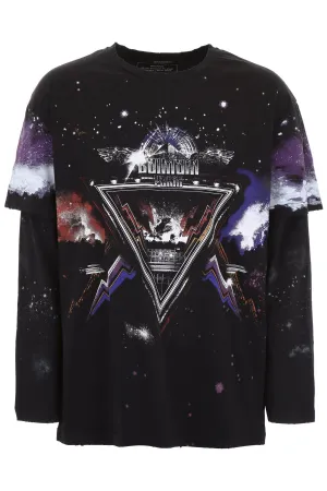 Balmain Printed Layered T-Shirt