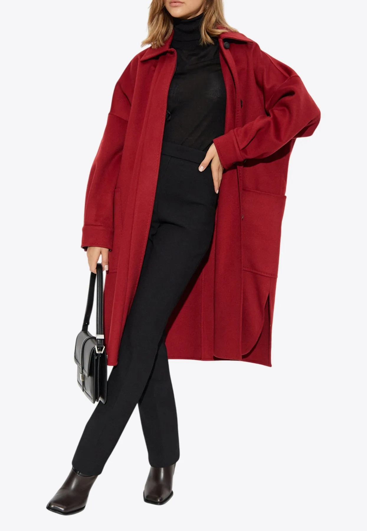 Baruffa Single-Breasted Cashmere Coat