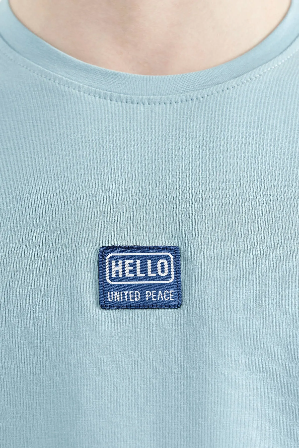 baskili standart kalip o yaka erkek çocuk t-shirt - 11097