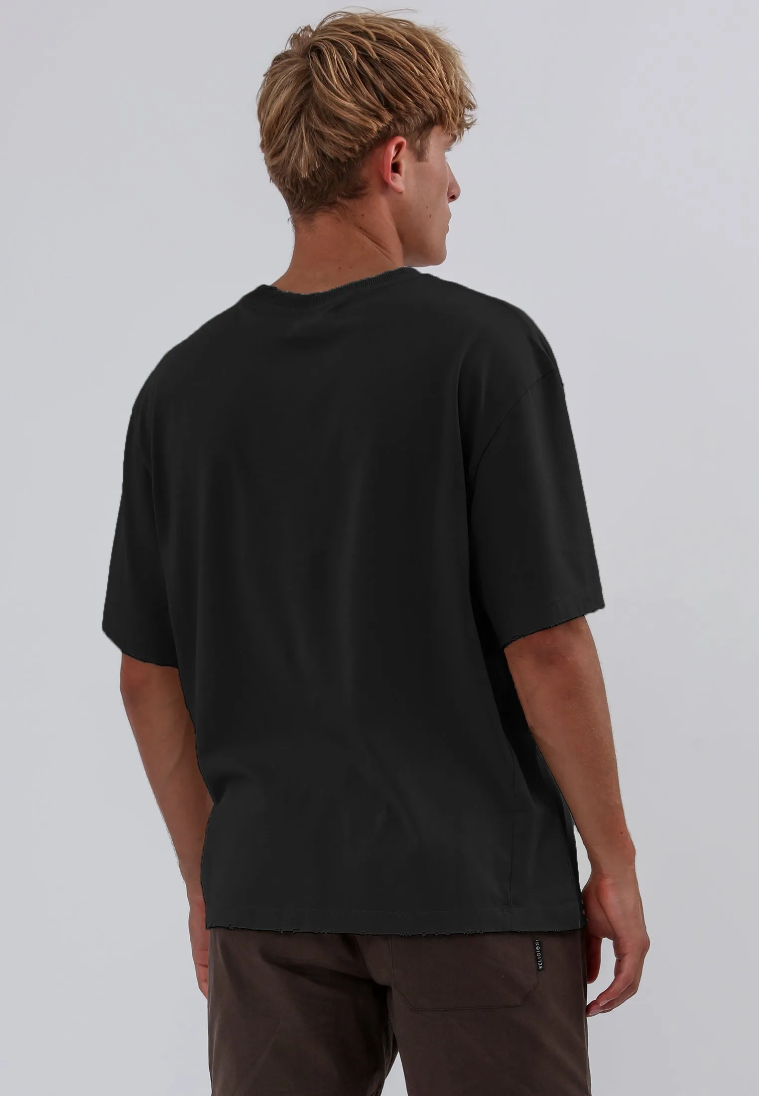 BATTLE DISTRESSED T-SHIRT BLACK