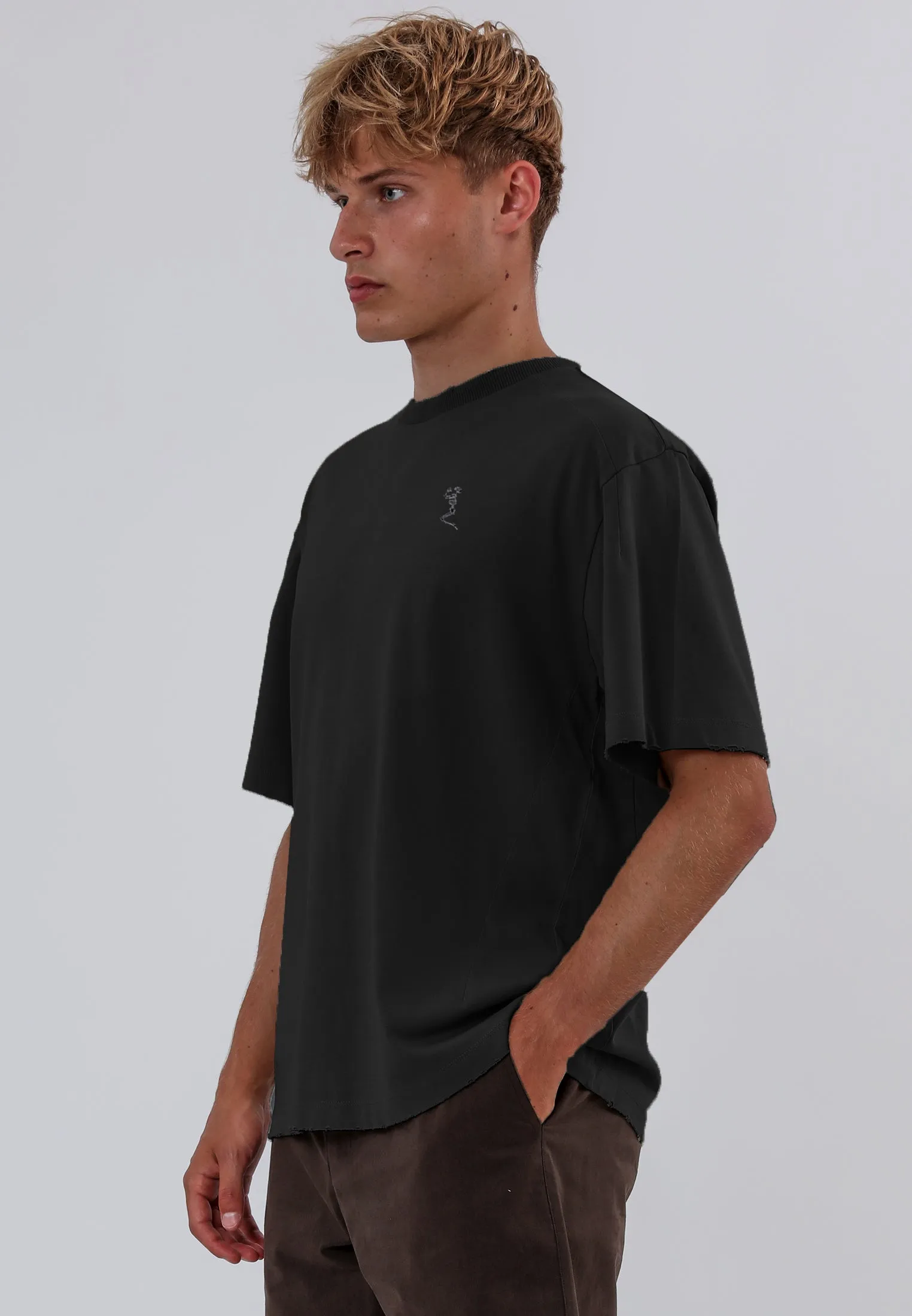 BATTLE DISTRESSED T-SHIRT BLACK