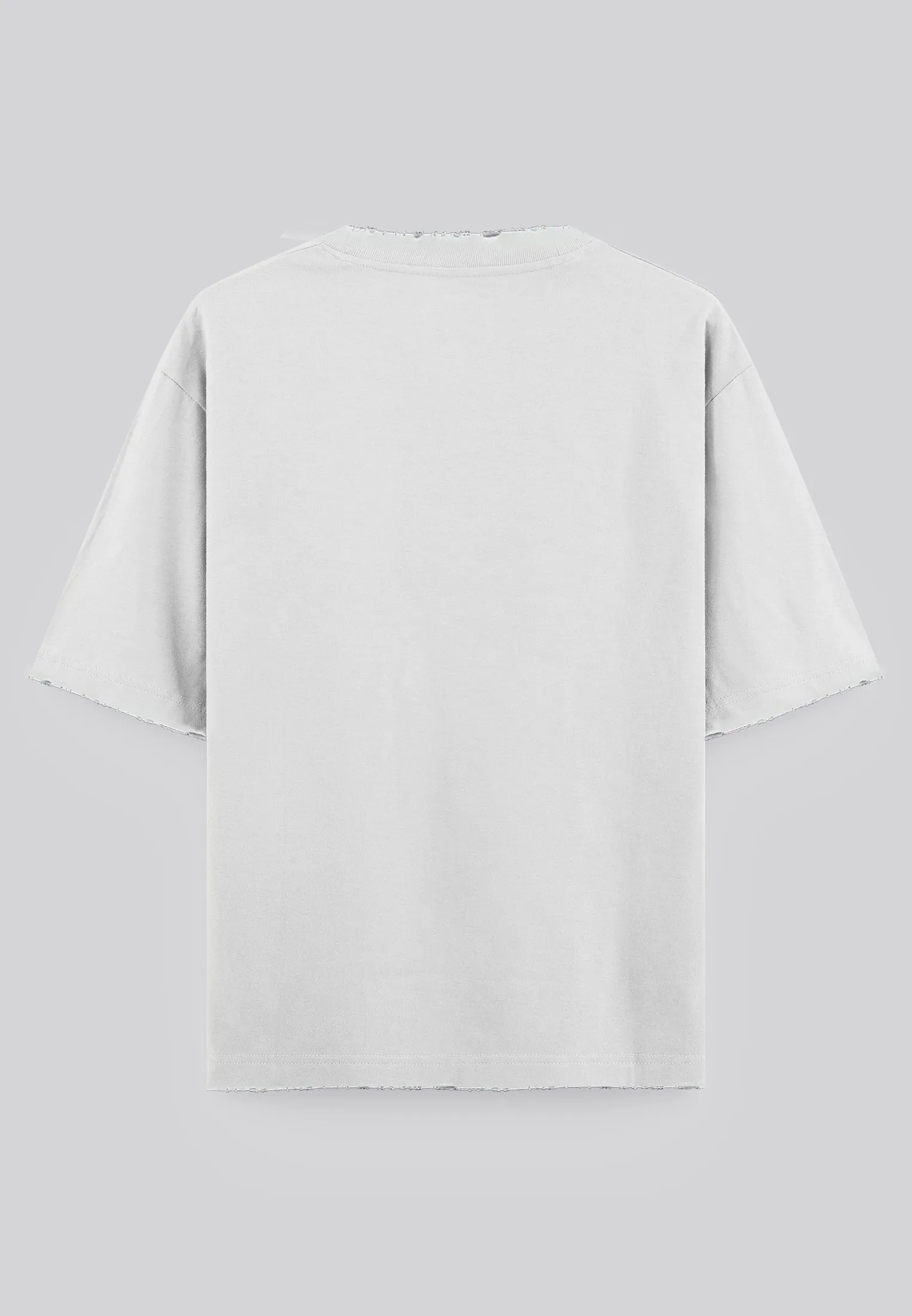 BATTLE DISTRESSED T-SHIRT OFF WHITE