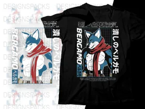 Bergamo the Crusher Anime Character Png Digital Download