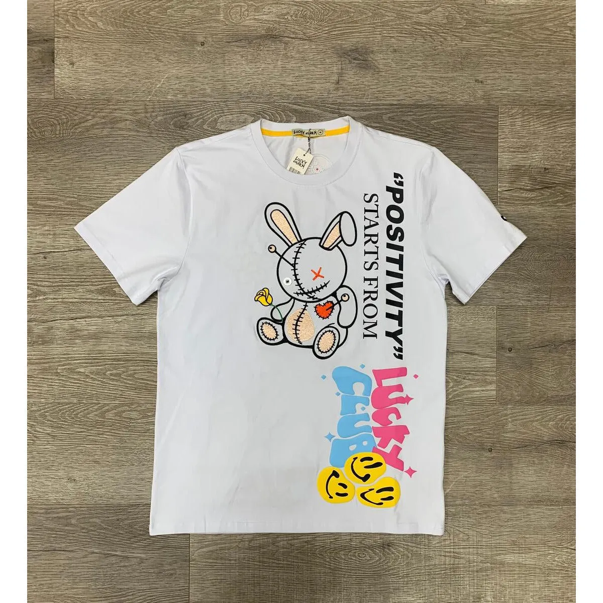 Black Keys "Lucky Club" White Tee