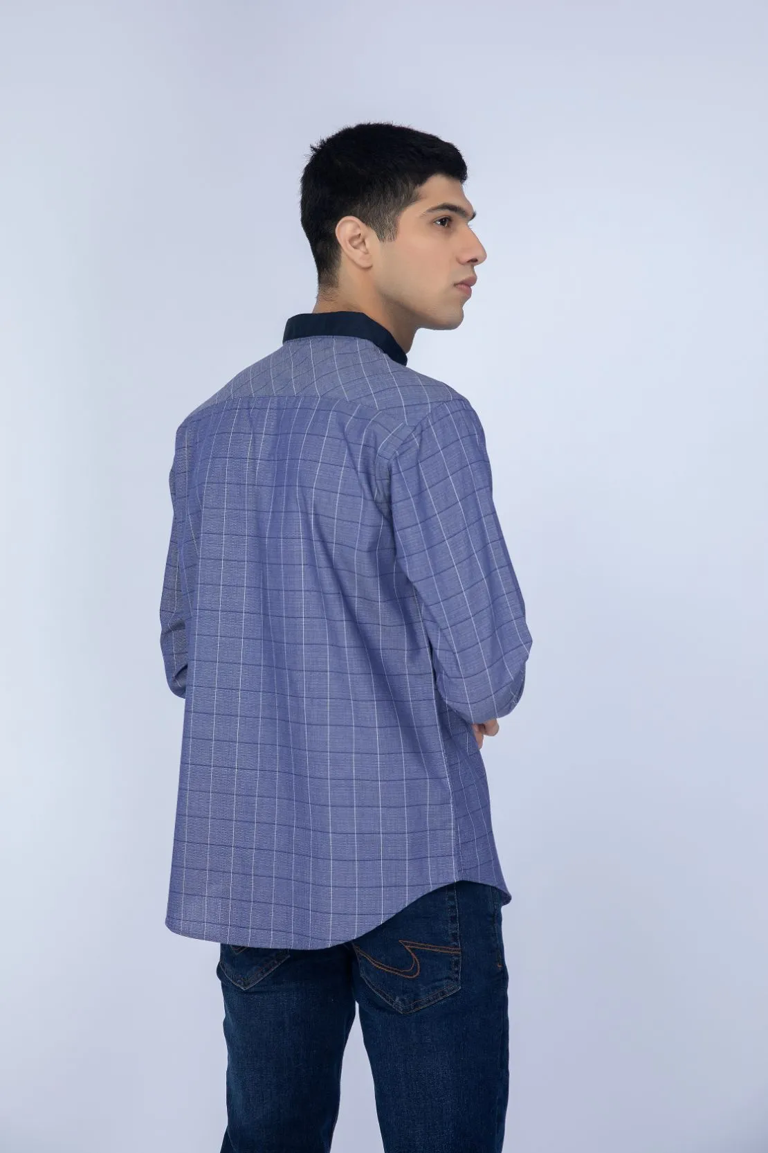 Blue Casual Shirts