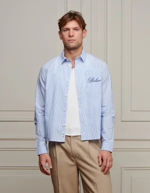 Blue/White L/S Stripe Shirt
