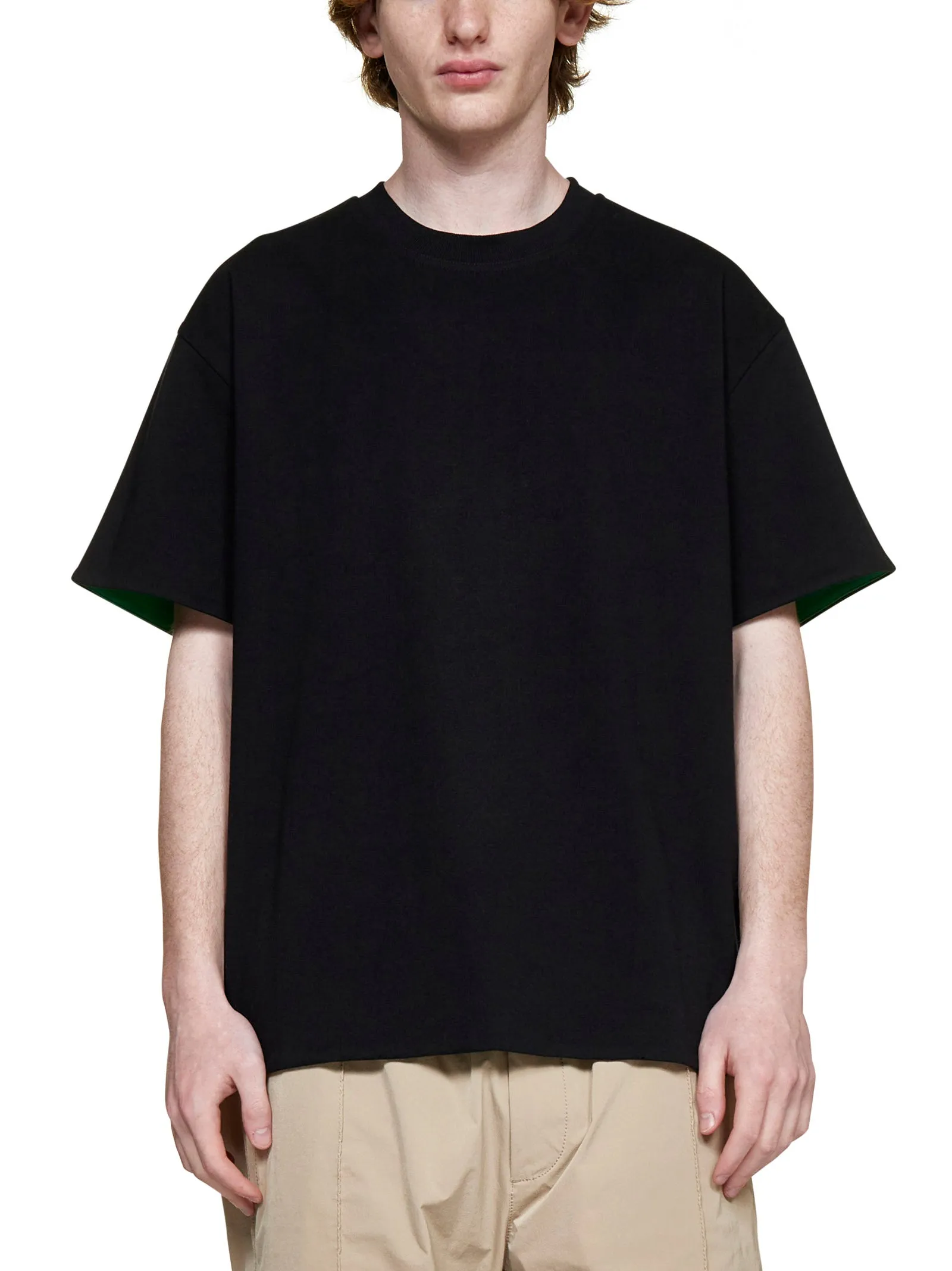 Bottega Veneta Reversible Layered Crewneck T-Shirt