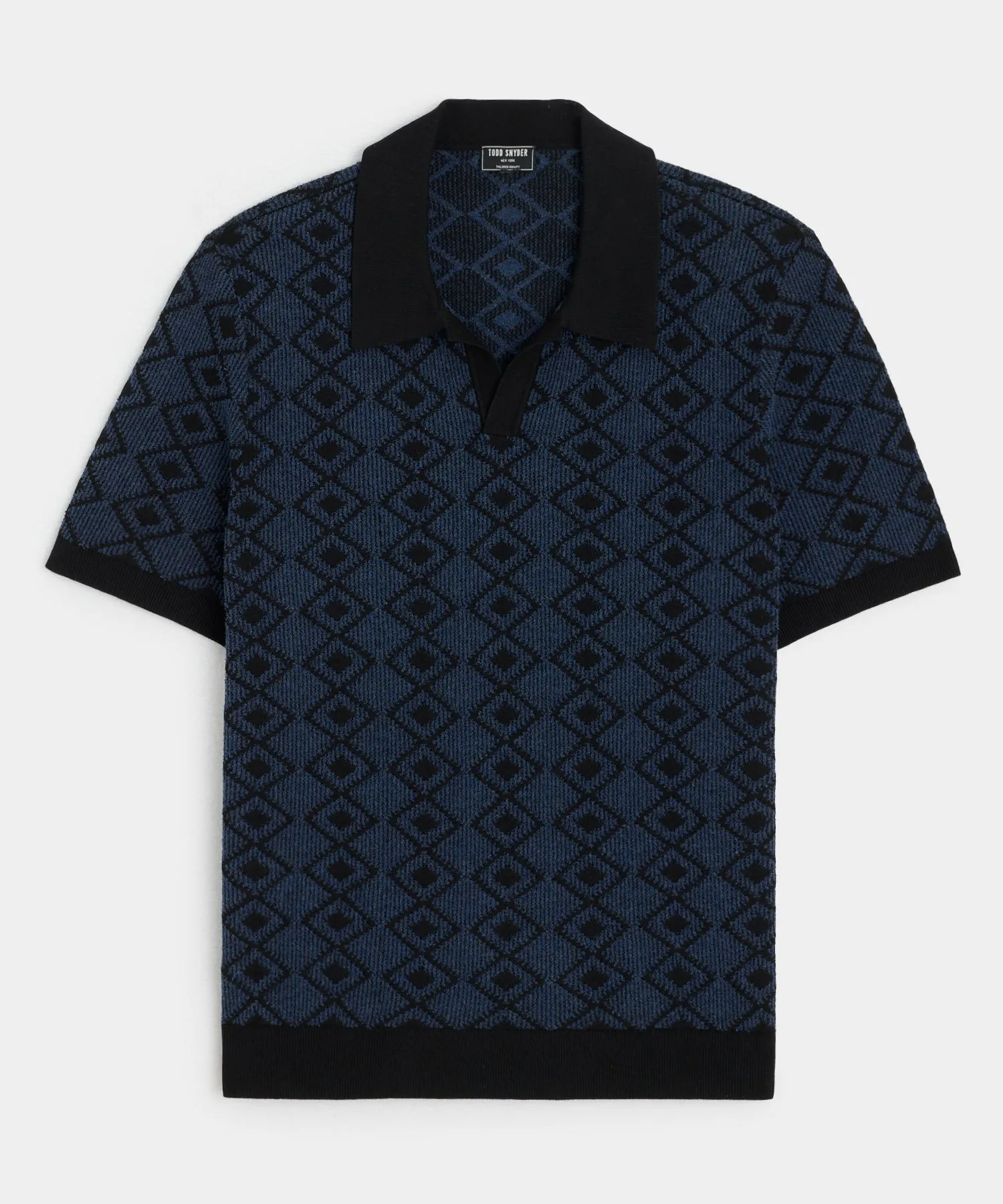 Boucle Diamond Montauk Sweater Polo