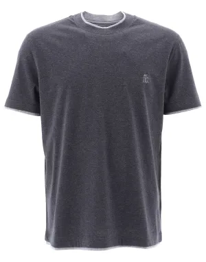 Brunello Cucinelli Layered Crewneck T-Shirt