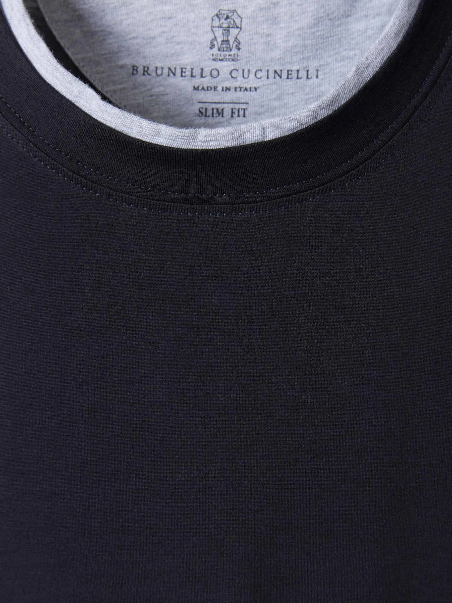 Brunello Cucinelli Layered Slim Fit T-Shirt