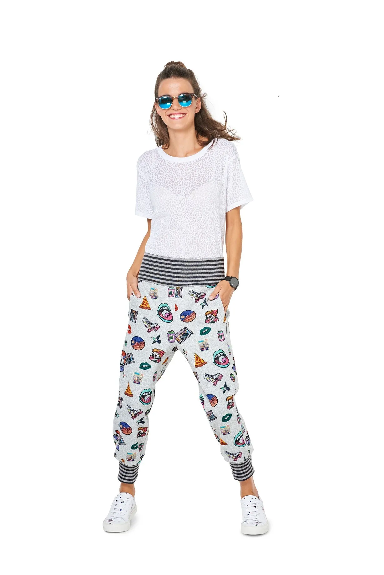 Burda Pattern 6317 Misses' jogging pull on pant