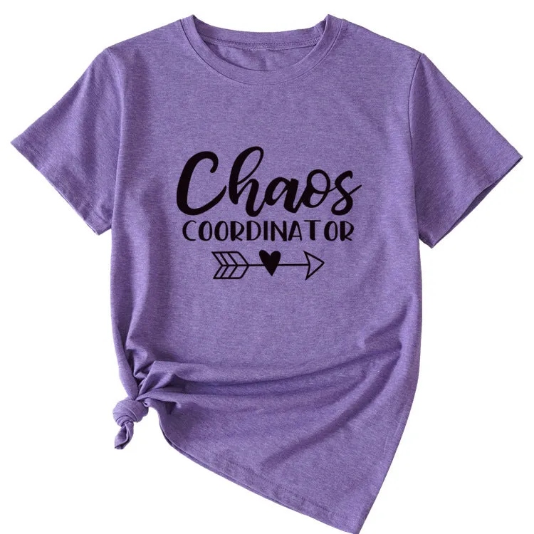Chaos Coordinator Women's Short Sleeve Round Neck T-shirt Top