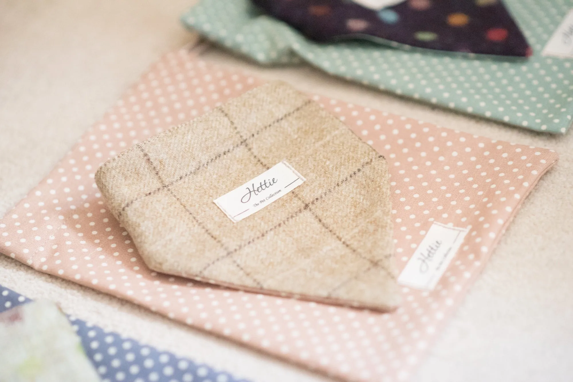 Charlie Dog Bandana - Slate Oatmeal
