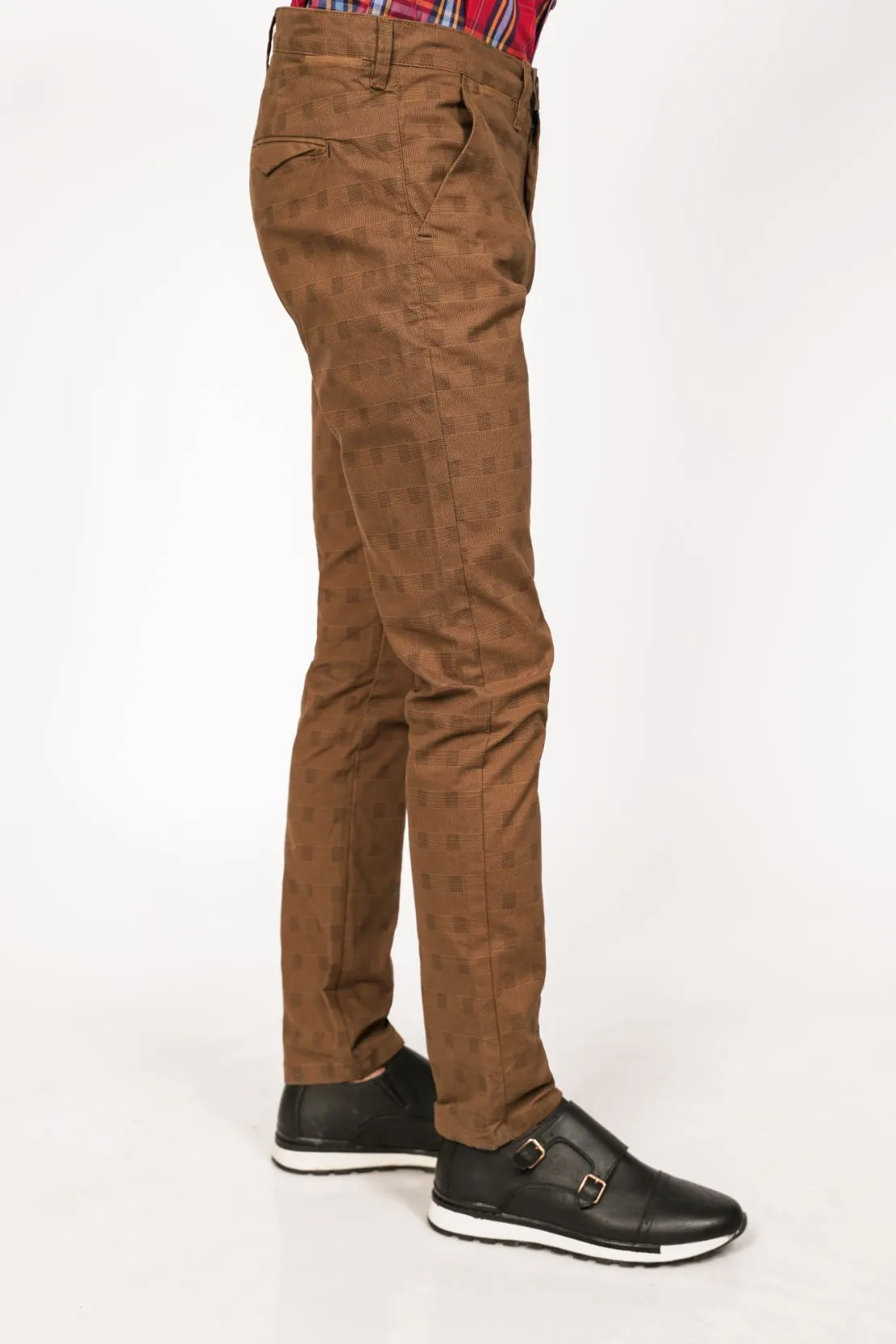 Check Pattern Casual Pant