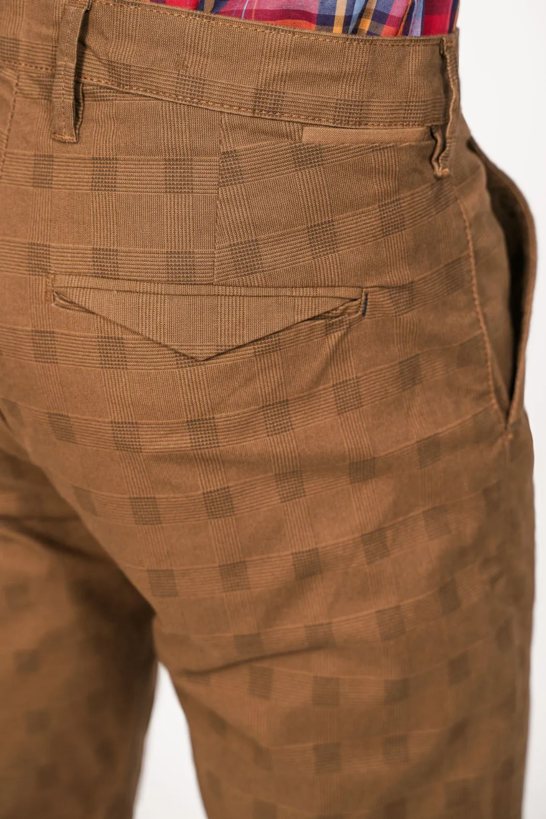 Check Pattern Casual Pant