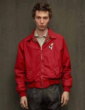 Classic Harrington Jacket - Burgundy