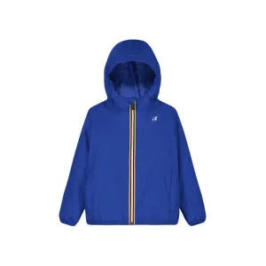 CLAUDE - KIDS PACKABLE FULL ZIP RAIN JACKET IN BLUE ROYAL MARINE