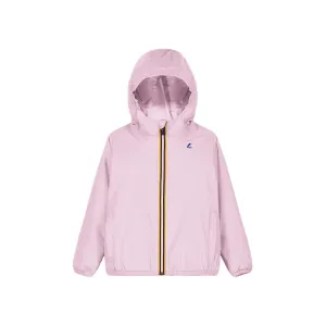 CLAUDE - KIDS PACKABLE FULL ZIP RAIN JACKET IN PINK