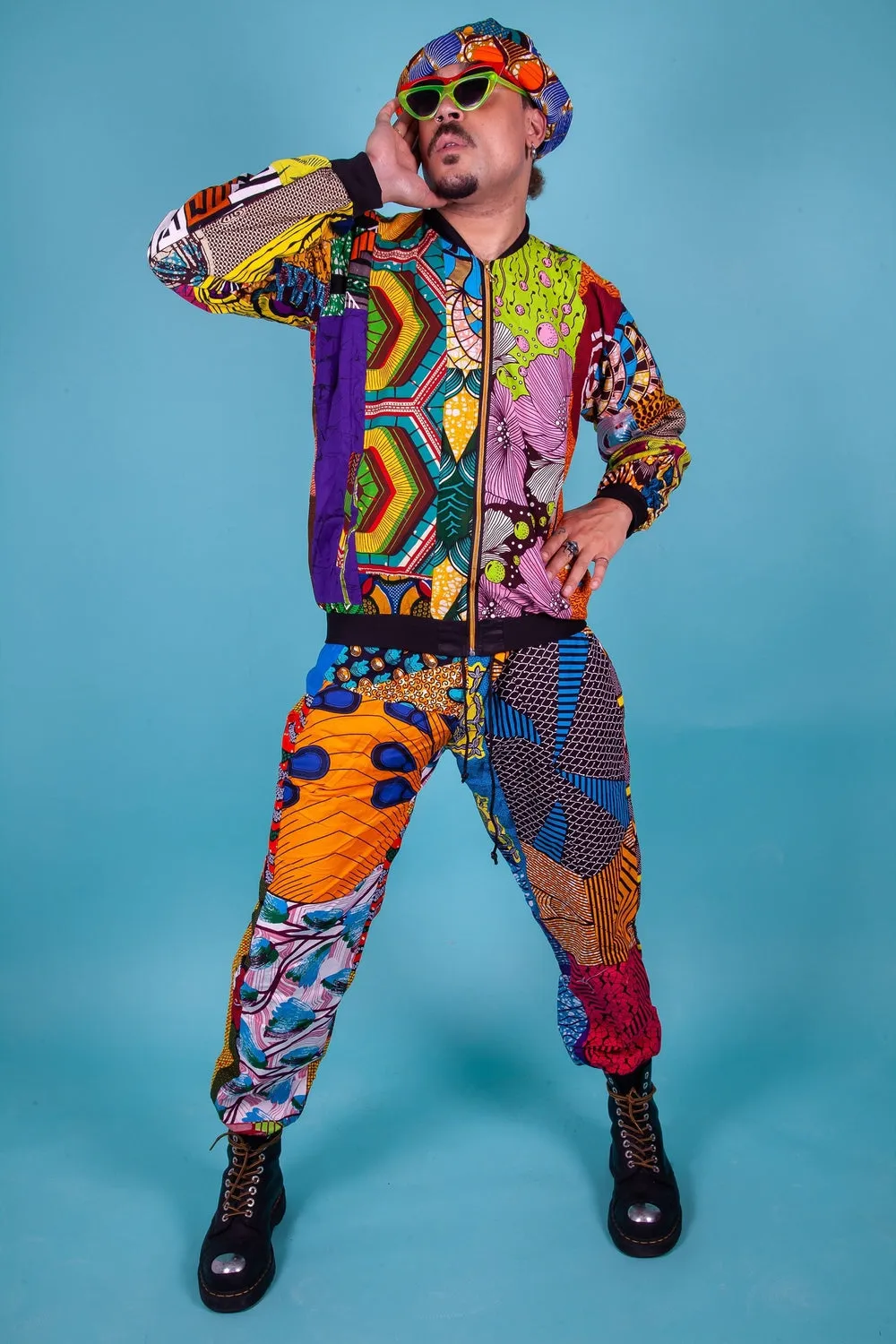 Colour Me Crazy Patchwork Festival Tracksuit Trousers