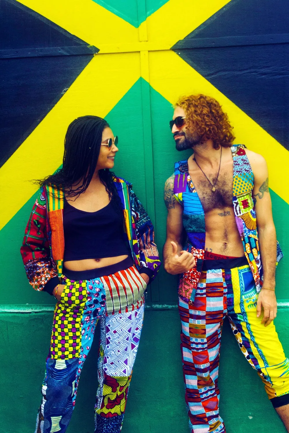 Colour Me Crazy Patchwork Festival Tracksuit Trousers