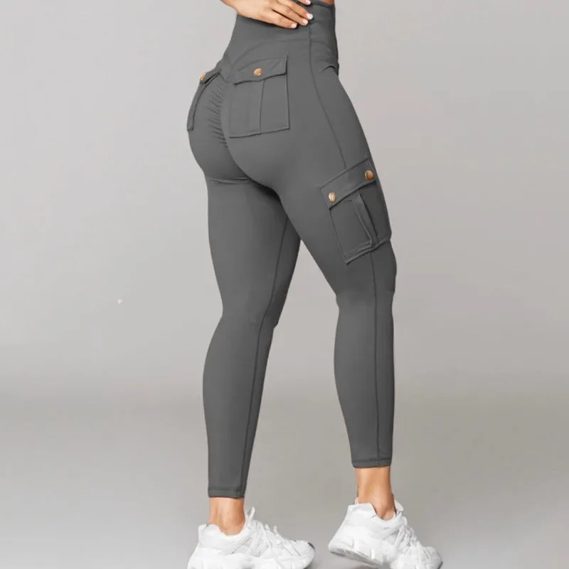 Comfy Curve Enhancing Cargo Leggings