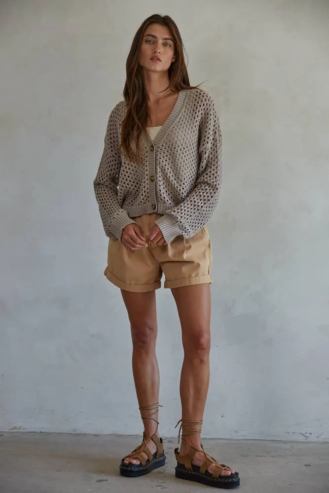 Crochet Knit Cardigan