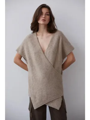 Cross Over Tunic Sweater