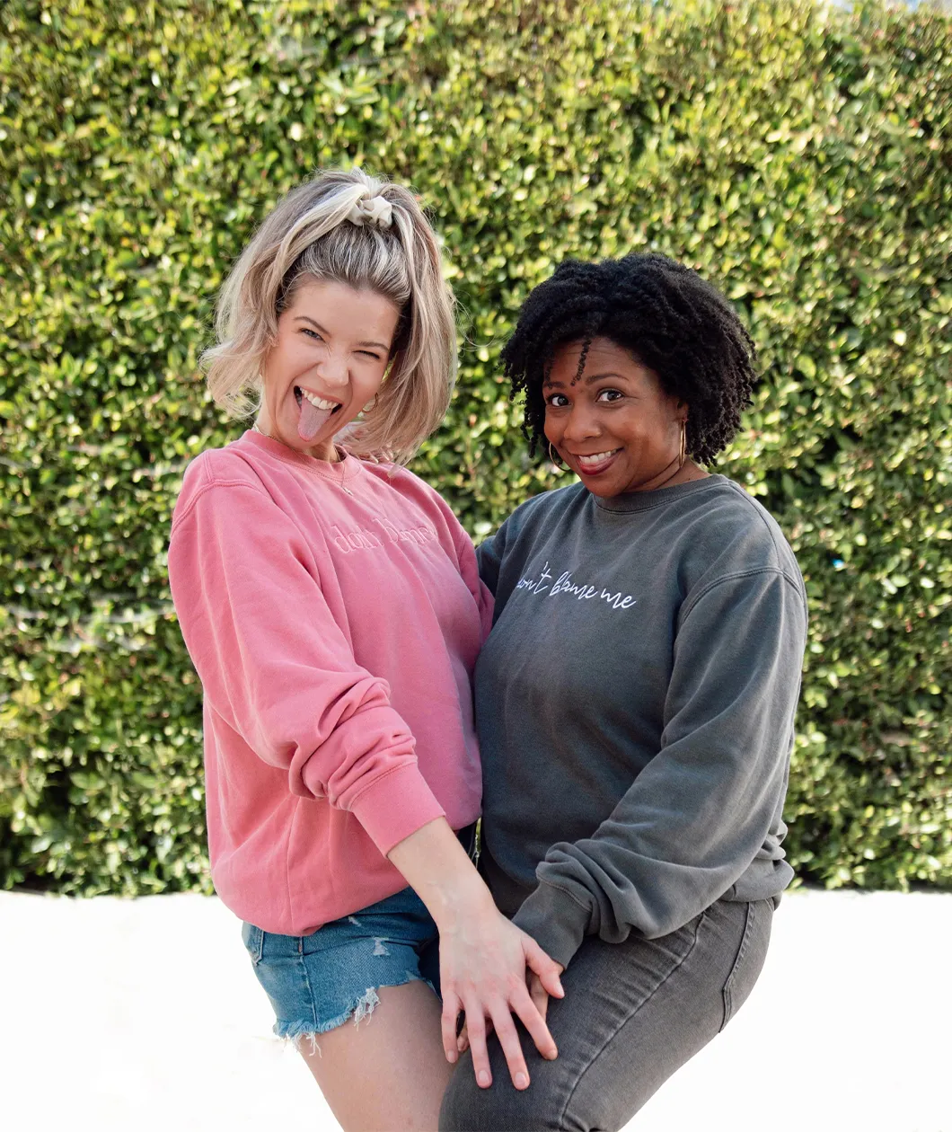 Don't Blame Me Sweatshirt - Grey