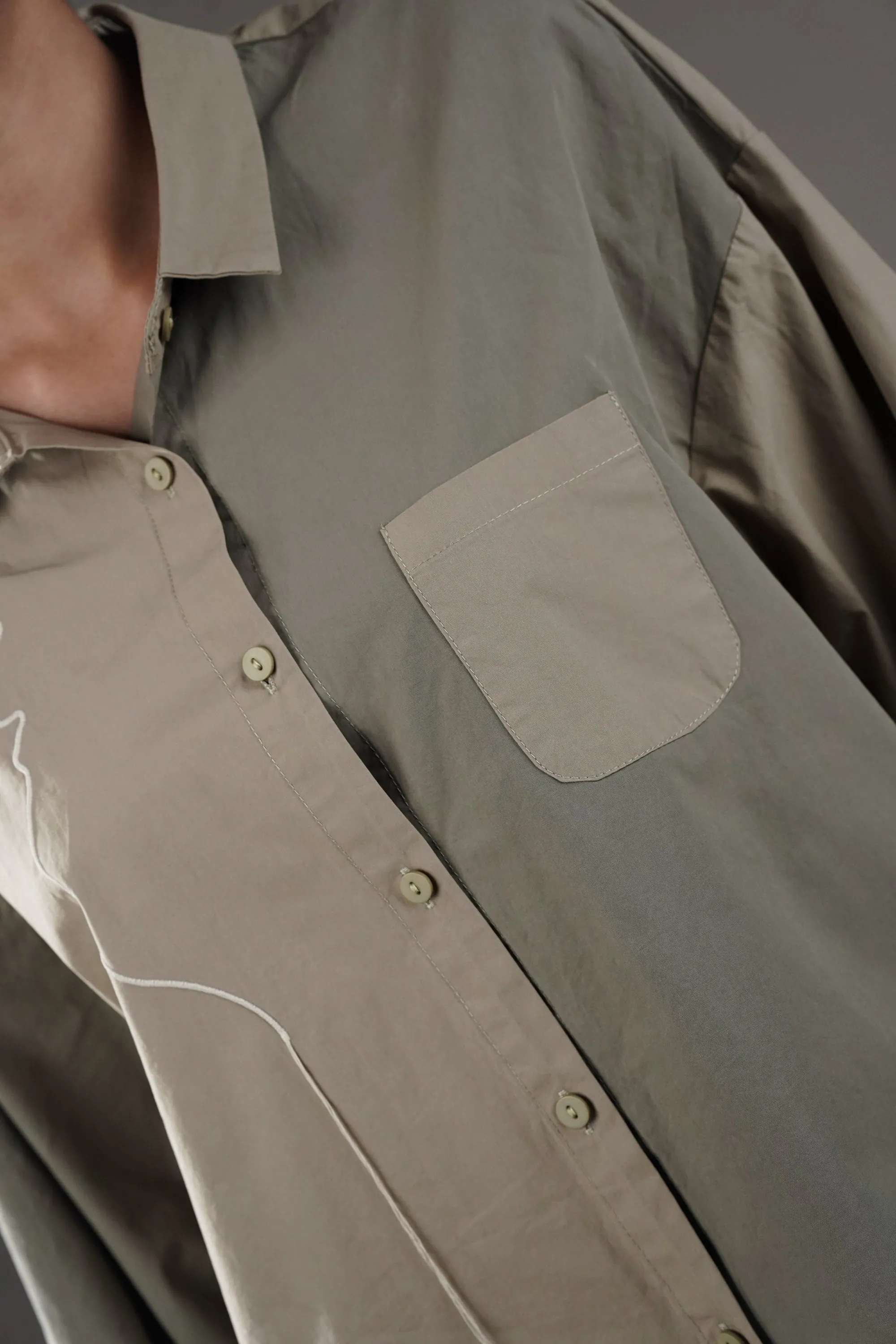 Double Shaded Oversized Shirt