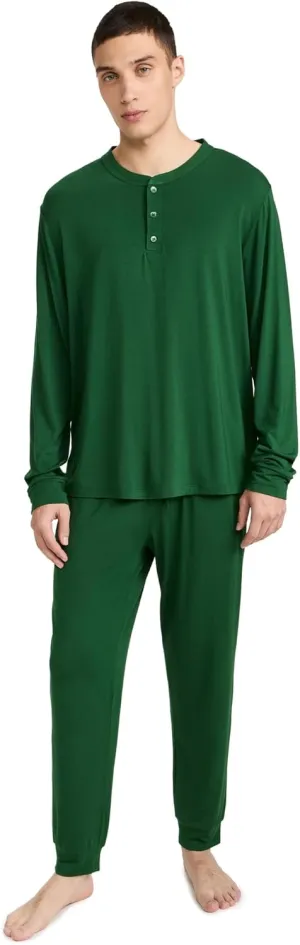 Eberjey Men's Henry Long PJ Set