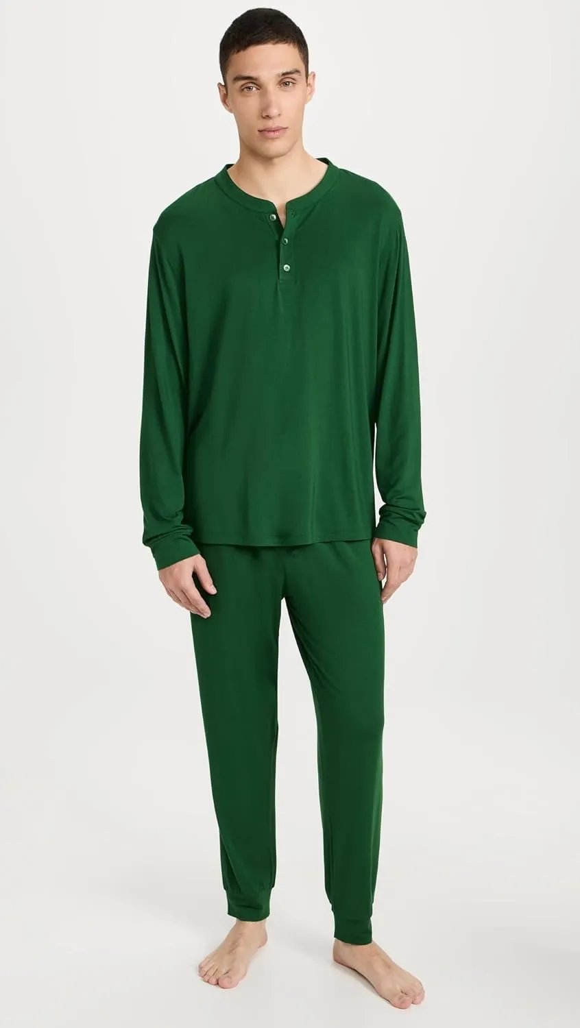 Eberjey Men's Henry Long PJ Set