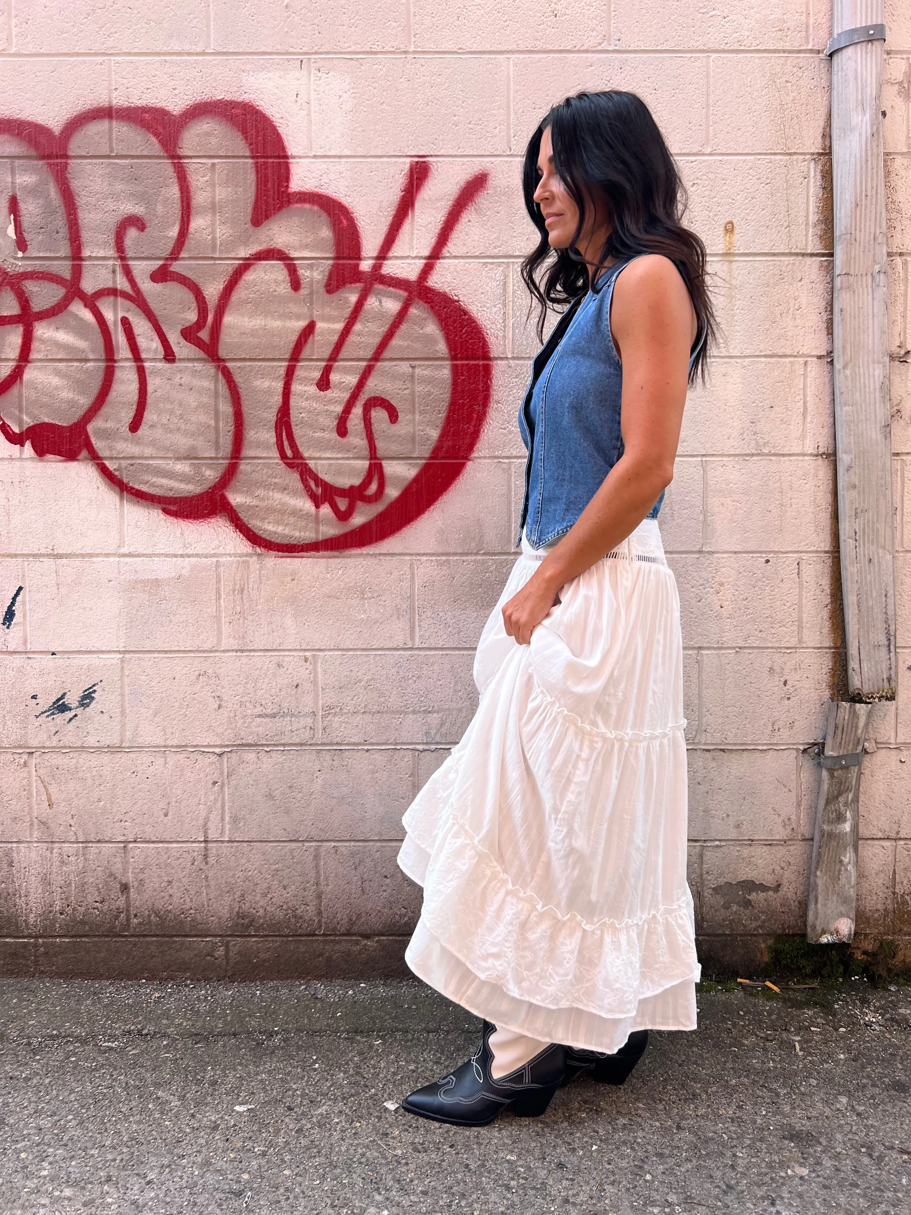 EILEEN MIDI SKIRT