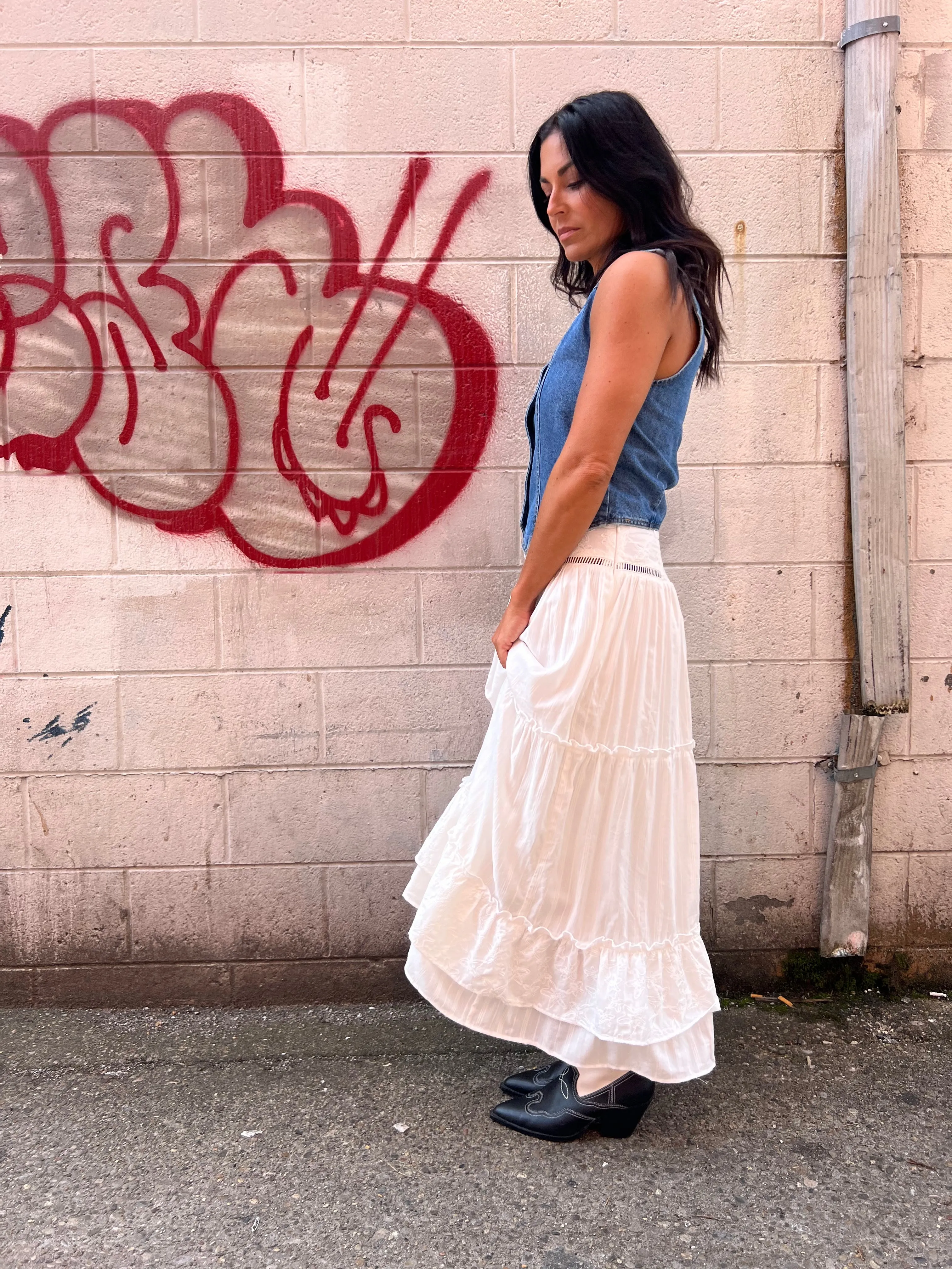 EILEEN MIDI SKIRT