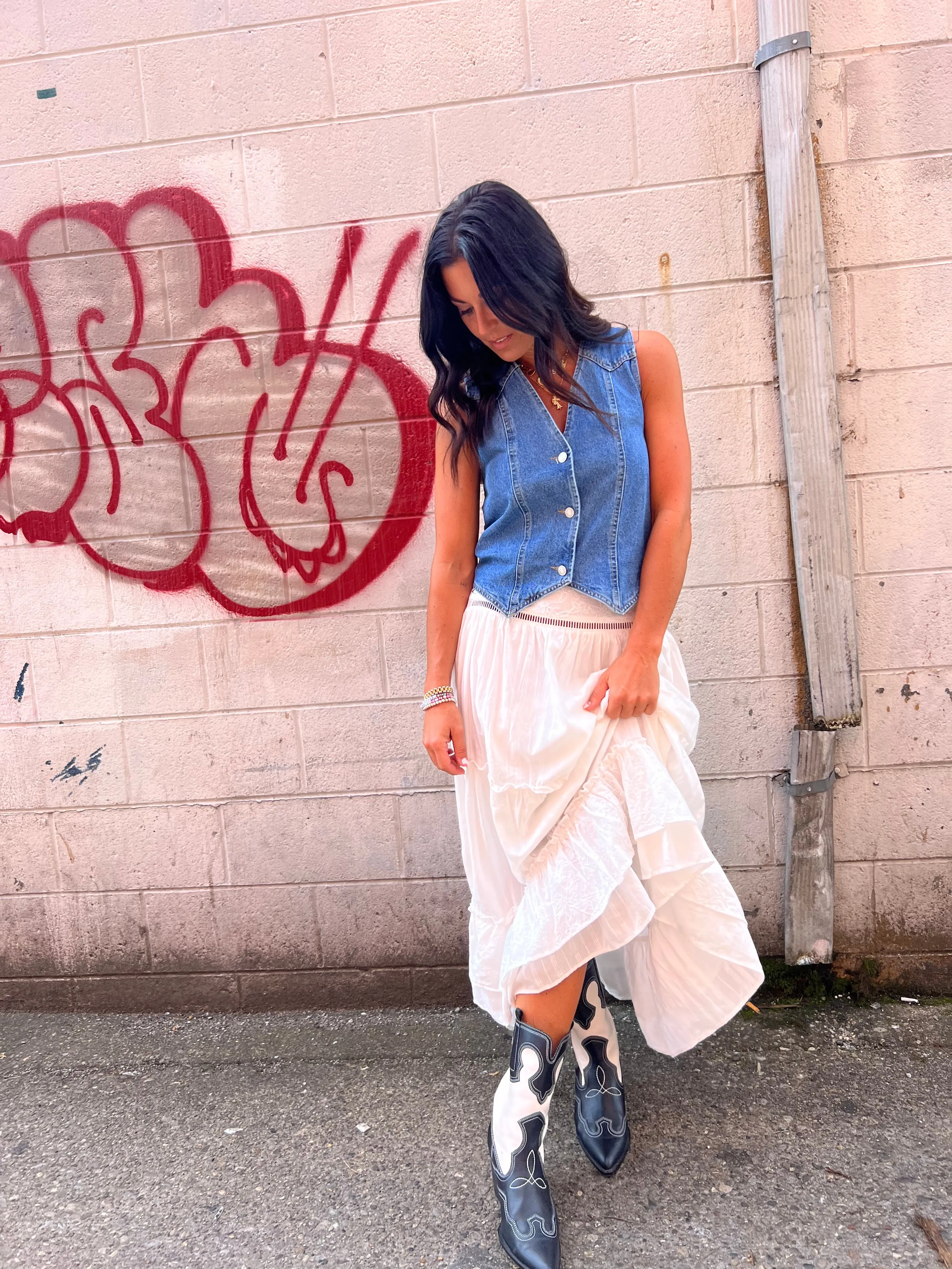 EILEEN MIDI SKIRT