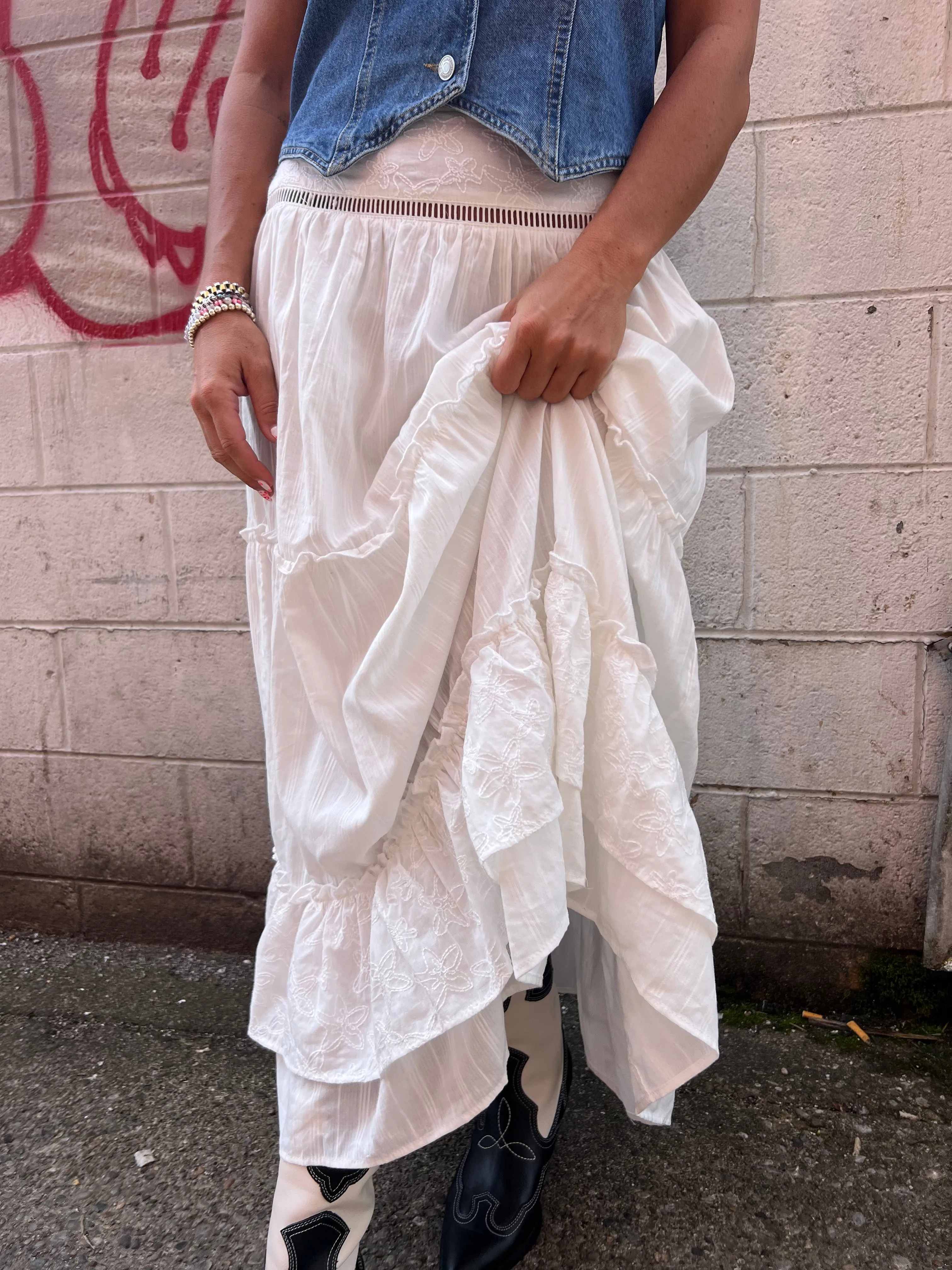 EILEEN MIDI SKIRT