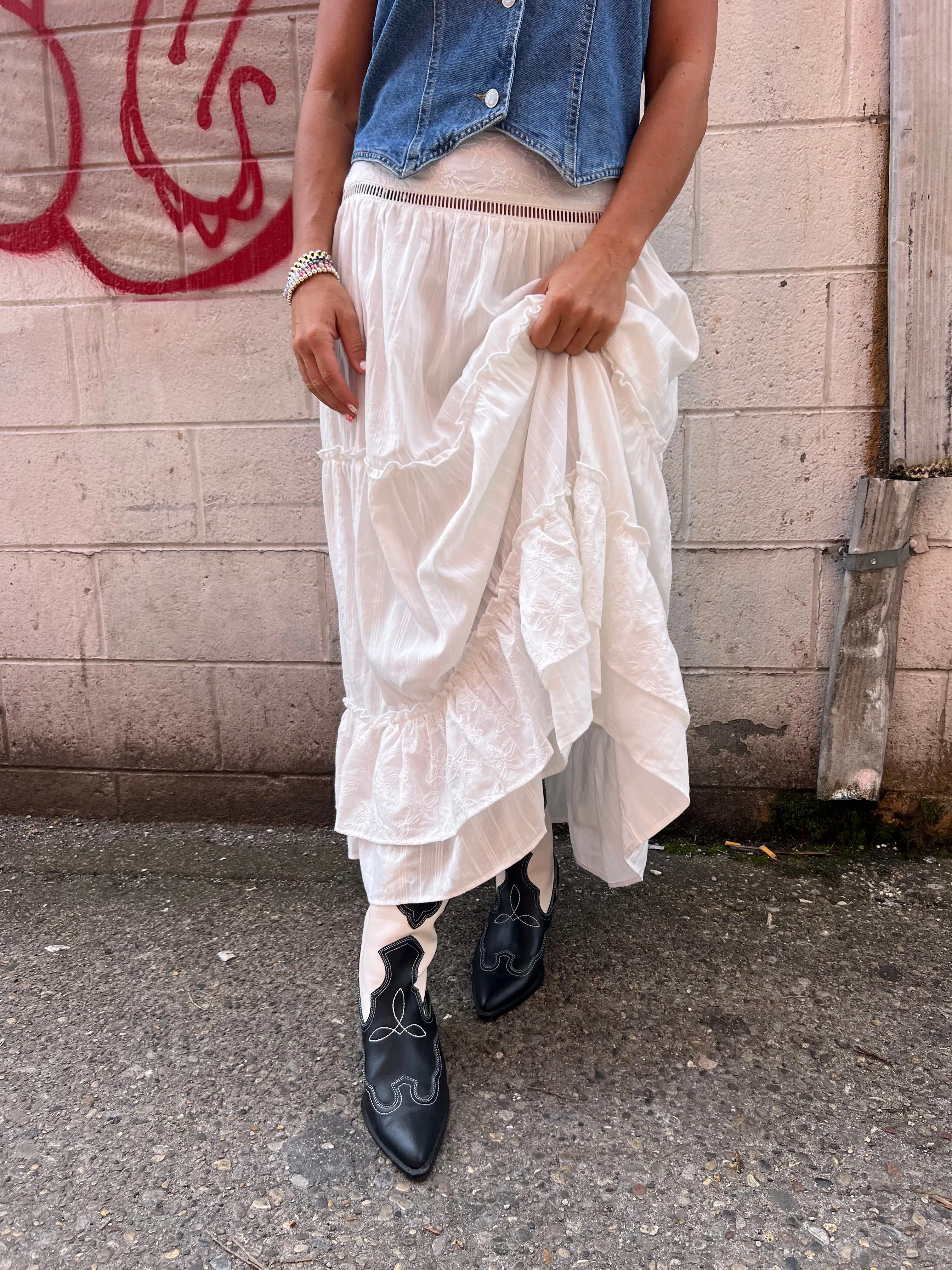 EILEEN MIDI SKIRT