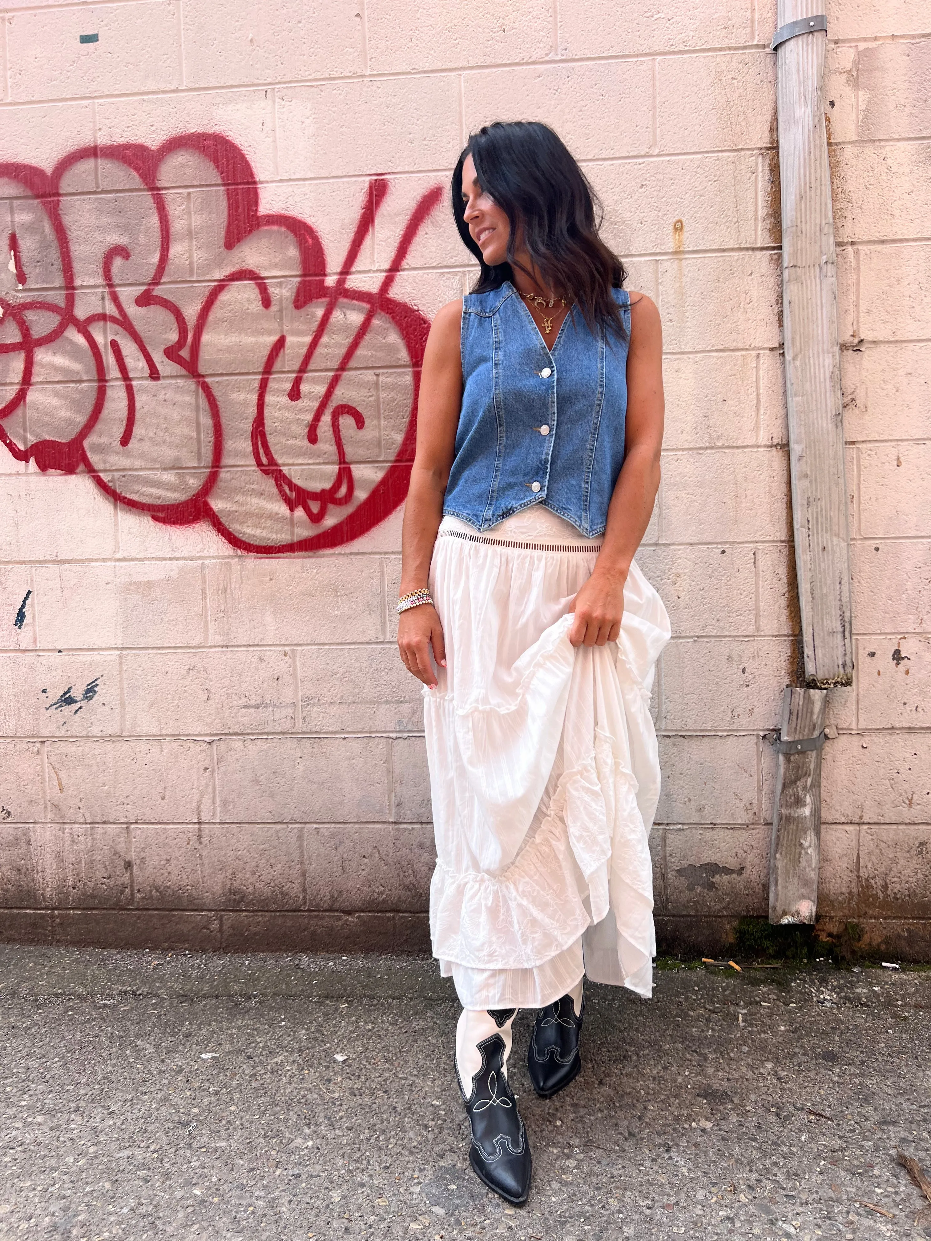 EILEEN MIDI SKIRT
