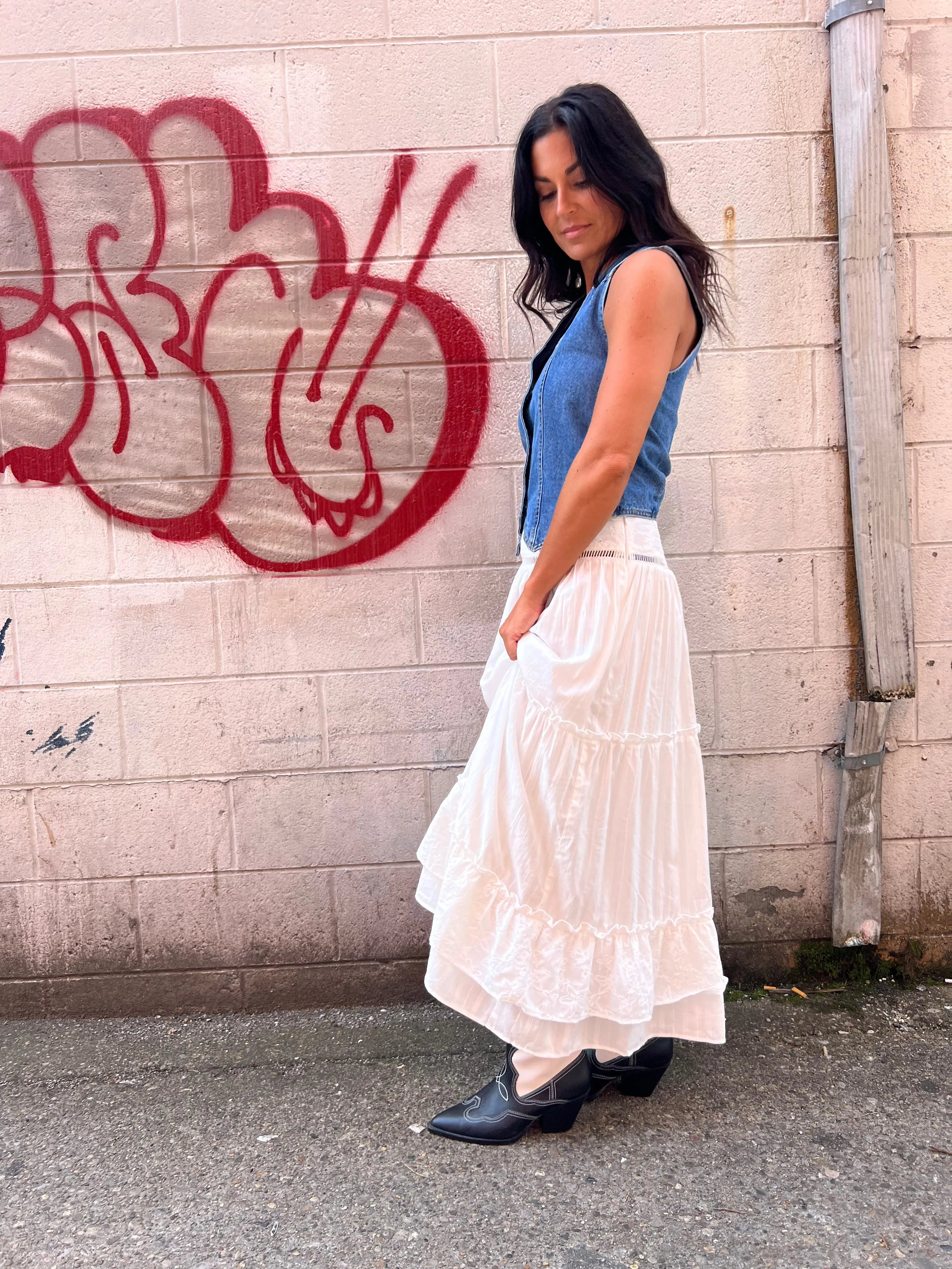 EILEEN MIDI SKIRT