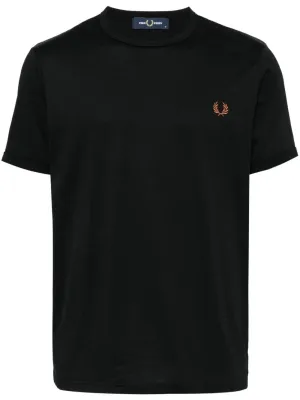 embroidered logo crew-neck sweatshirt