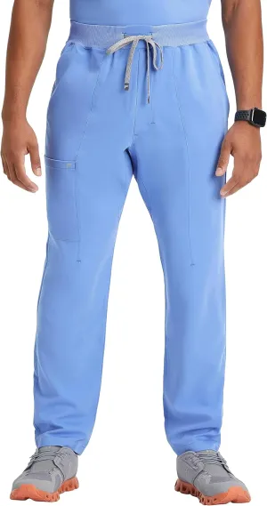 Fabletics Men's Intake Scrub Pant - MotionTech, 4-Way Stretch, Pocket-Packed, Wrinkle-Resist, Semi-Slim Fit