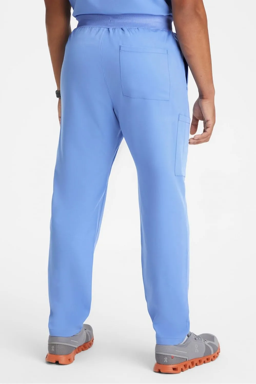 Fabletics Men's Intake Scrub Pant - MotionTech, 4-Way Stretch, Pocket-Packed, Wrinkle-Resist, Semi-Slim Fit
