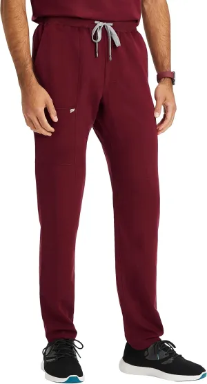 Fabletics Men's Intake Scrub Pant - MotionTech, 4-Way Stretch, Pocket-Packed, Wrinkle-Resist, Semi-Slim Fit