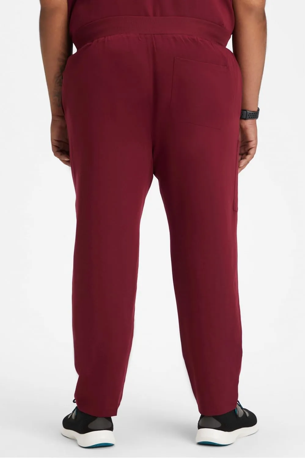 Fabletics Men's Intake Scrub Pant - MotionTech, 4-Way Stretch, Pocket-Packed, Wrinkle-Resist, Semi-Slim Fit