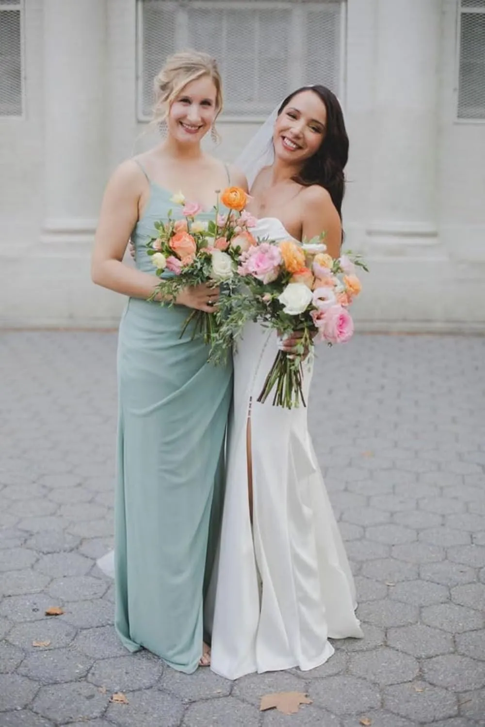 Fair Lady Bridesmaid Dresses for Women Long Chiffon Spaghetti Straps Formal Evening Party Gowns with Slit
