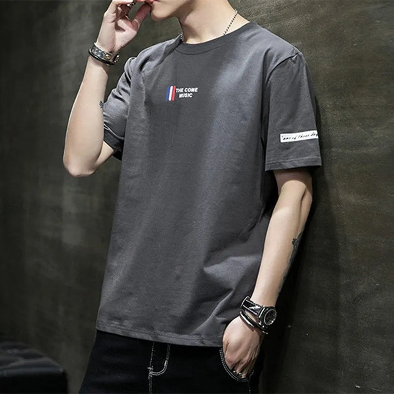 Fashion Trend Skin-friendly Breathable Men's Printed T-shirt
