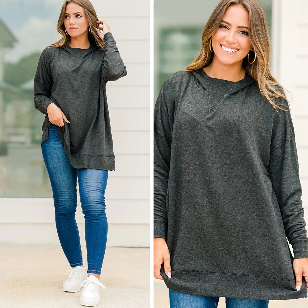 Feeling Grateful Gray Hoodie