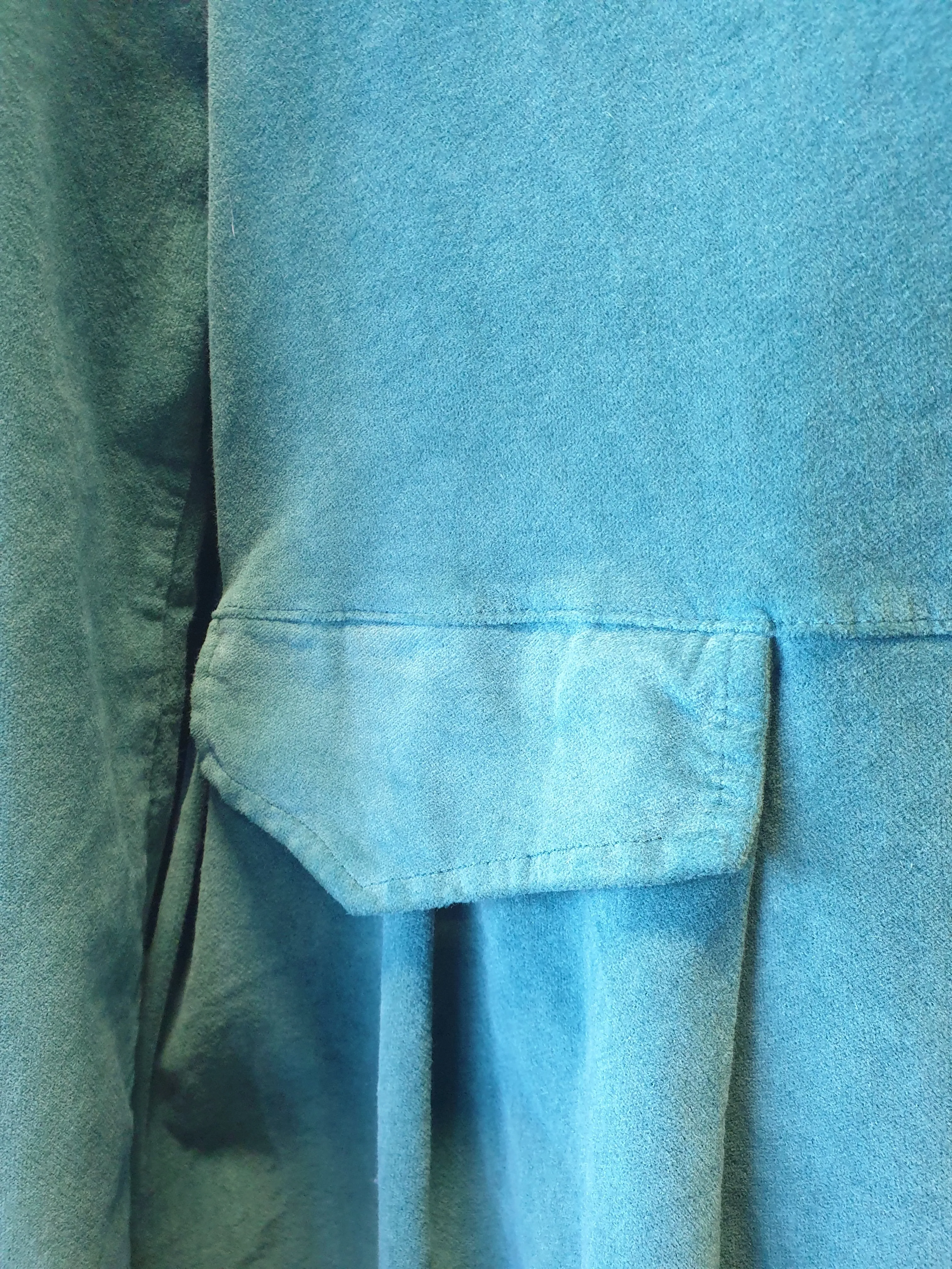 Frederic Italian Velvet Coat | Teal