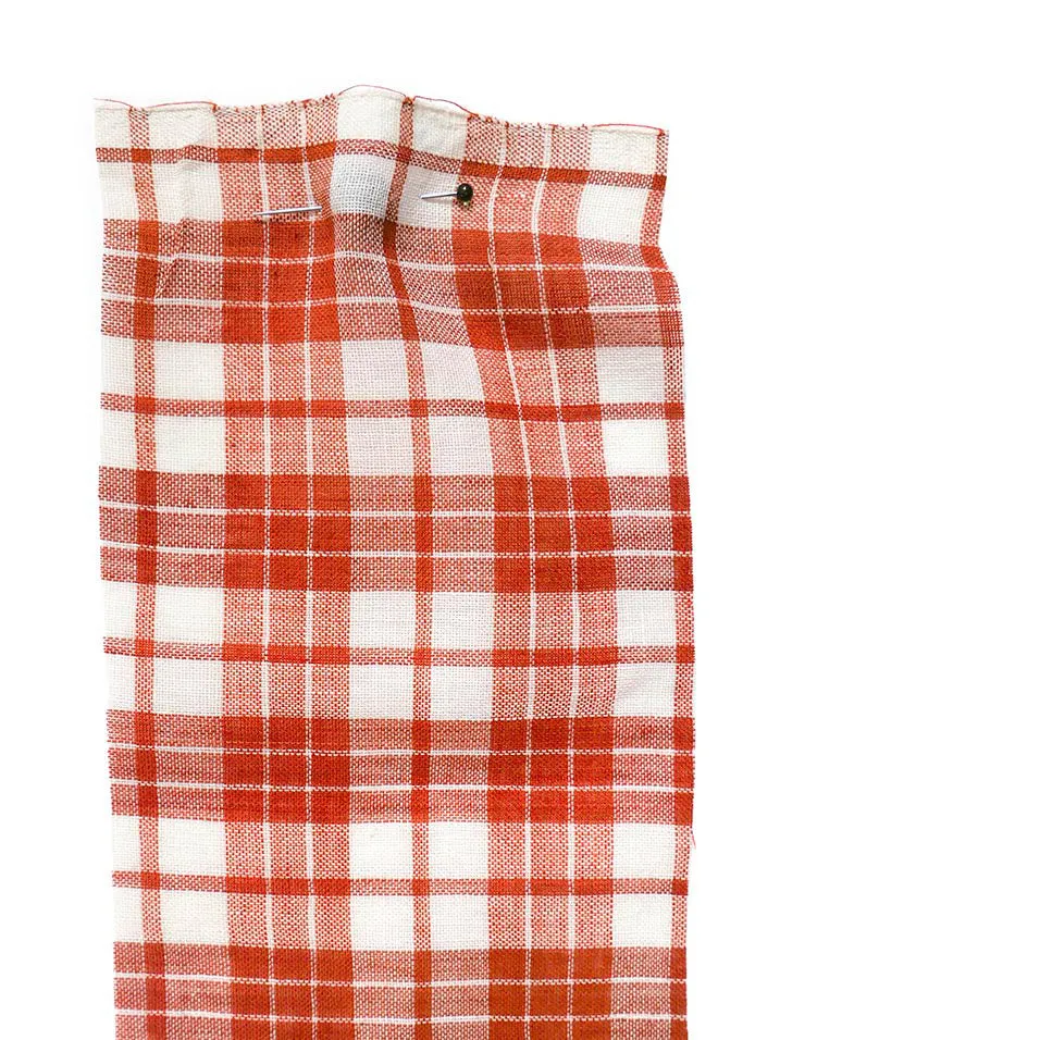 Handloom Nonus Check Orange